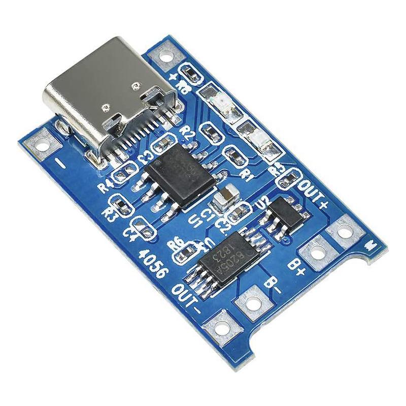 5 stücke 10 stücke Typ-c Micro USB 5V 1A 18650 TP4056 Lithium-Batterie Ladegerät Modul Lade Board mit Schutz Dual Funktionen 1A
