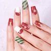 Wearable Gels Nails Stickers French Styles Nails Art Stickers Nails Polish Wraps Cured Gels Nails Strips