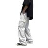 Casual Pants Men's Fashion Loose Straight Wide Leg Pants Men Streetwear Hip-hop Pocket Cargo Pants Mens Trousers