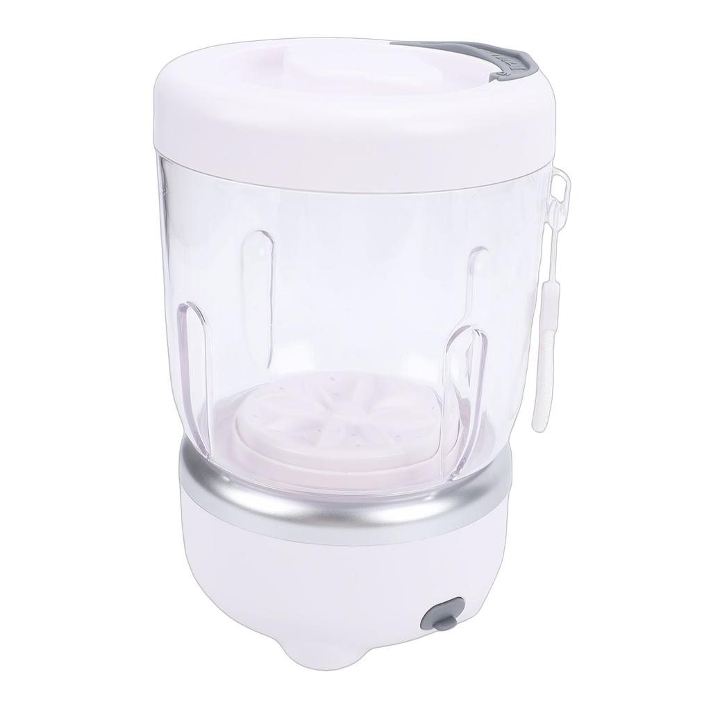 Underwear Washing Machine White Color 3 Modes Foldable 1.6L Portable Cordless Underwear Washer