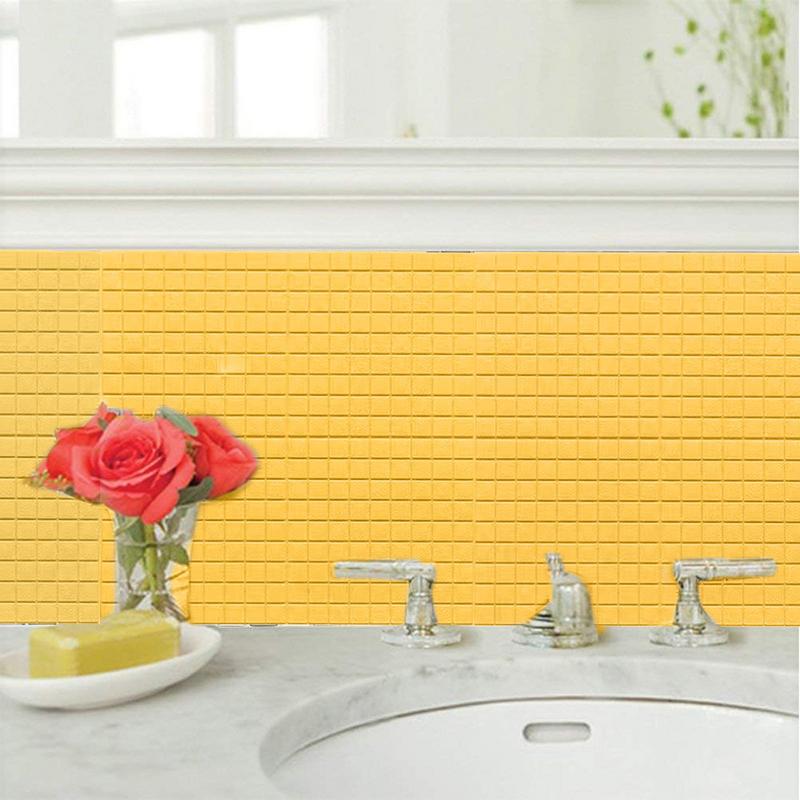 3D Wall Paper Decor 3D Foam Brick Wallpaper Wall Panel Textured Removable Wall Decor Peel And Stick Waterproof Home Appliances