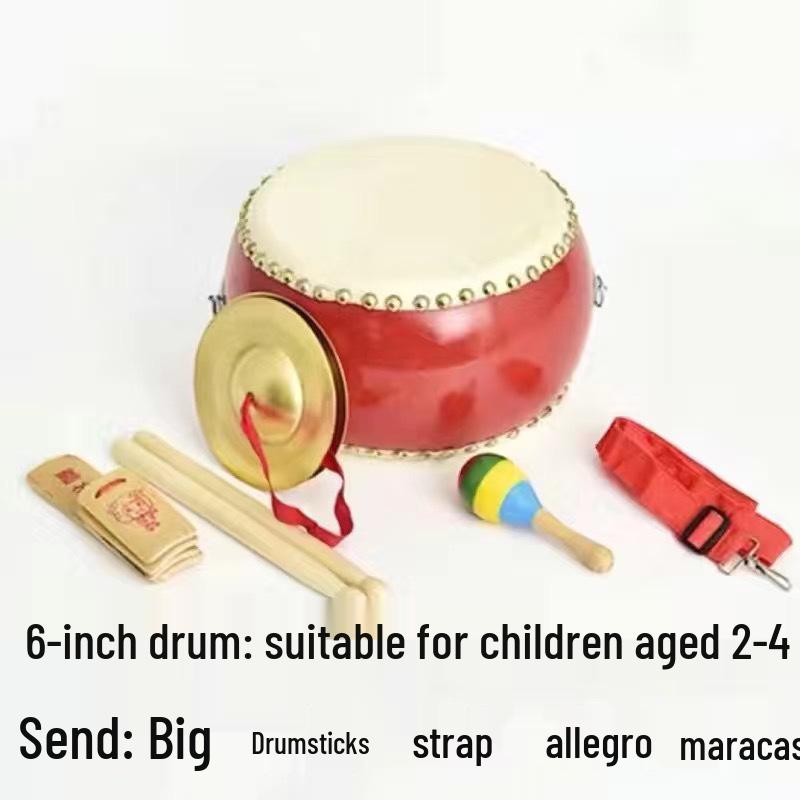 Durable Cowhide Tanggu Drum for Kids