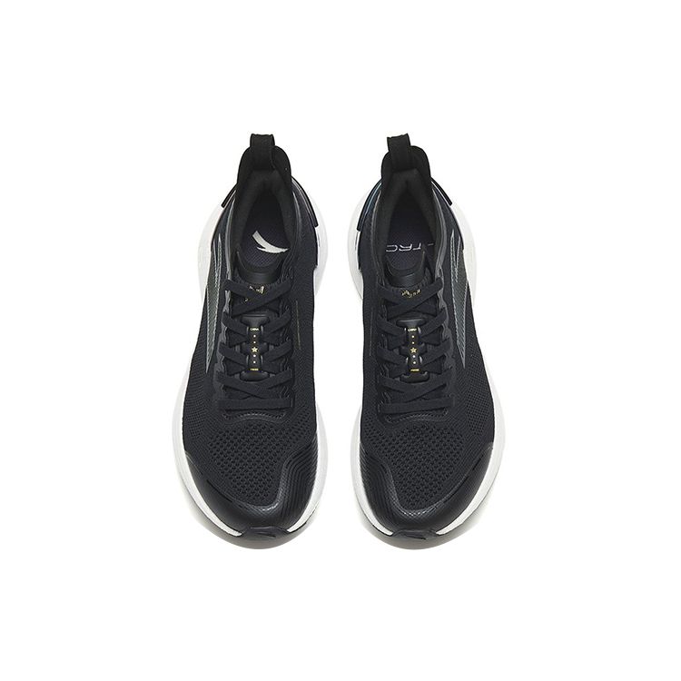 Anta 3.0 Olympic Champion Cushioning Breathable Low-Top Running Shoes Women Sneakers Black 122245580S-1