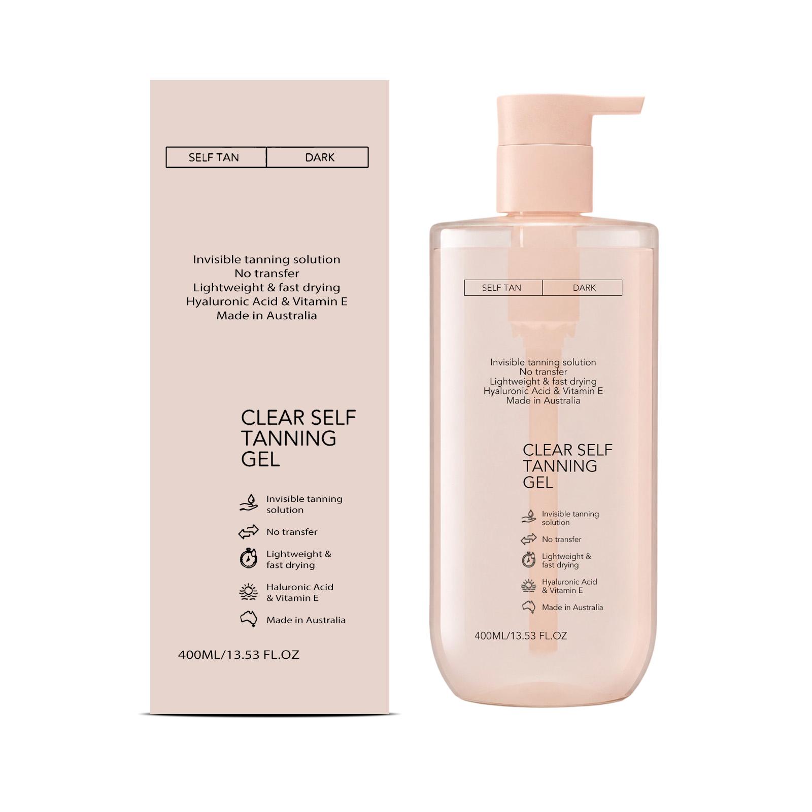 Black gel refreshing elastic moisturizing skin to create a natural bright bronze wheat skin moisturizing black gel