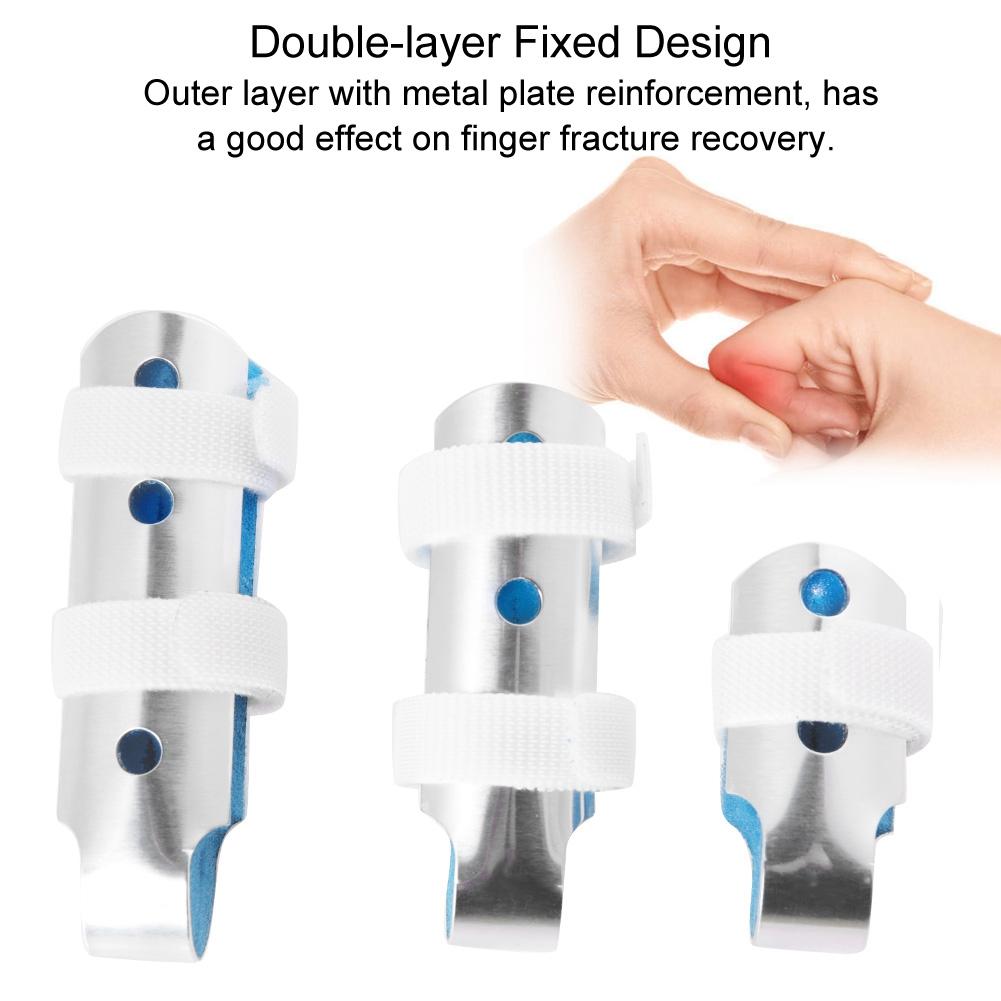 3 Sizes Finger Protector Correction Fracture Fixed Splint Brace Finger Pain Relief