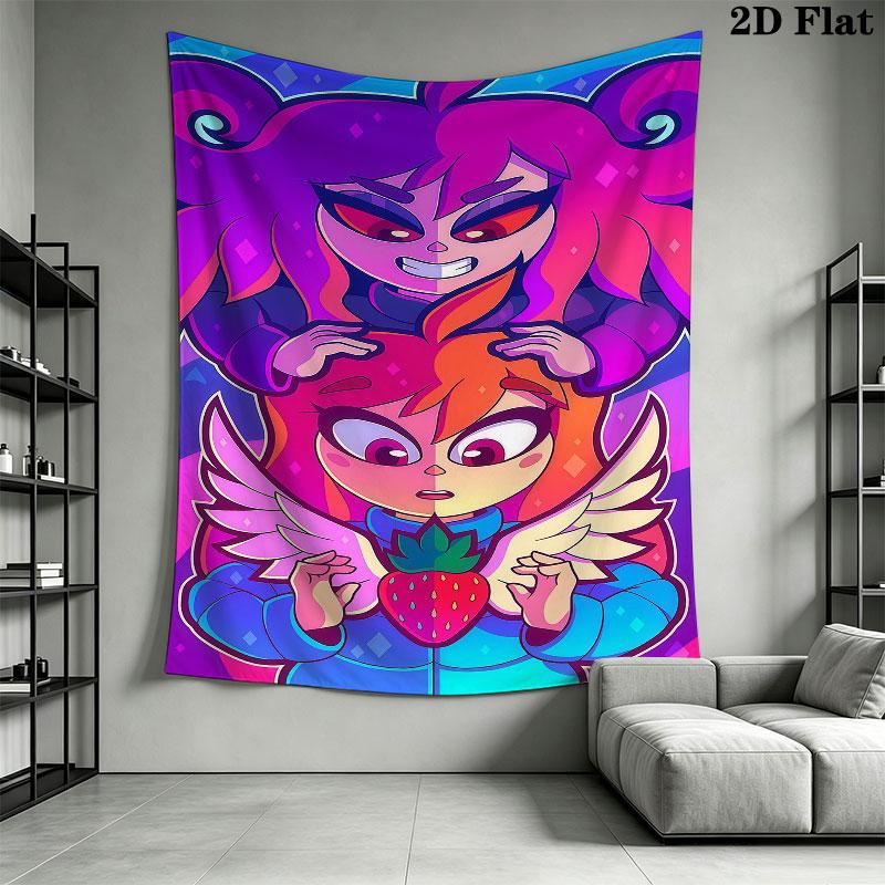 Celeste Aura Wall Hanging Printed Fabric Blanket Decorative Tapestries for Bedroom Living Room Home Decor