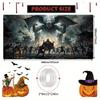 One item: a colorful Halloween garage banner used for decorating the large outdoor garage holiday walls.PMJ