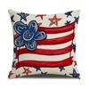 4pcs/Set Independence Day Pillow Cover Public Holidays Decorative Couch Pillow Five-Pointed Star Printed Pillows Without Pillow Core