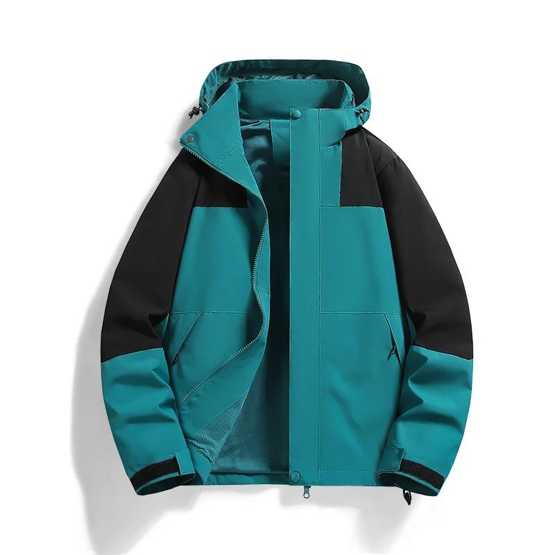 Camping Jacket Cycling Coat Warm High Quality Windproof Waterproof Mountaineering New Winter Men Hoodie Detachable Tracksuit