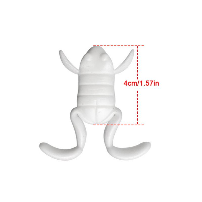 5Pcs/Set Lure Bait 10G/Piece Water Surface Kick Frog Fake Bait High Simulation Tpe Frog Soft Bait Frog-Like Stance Lure