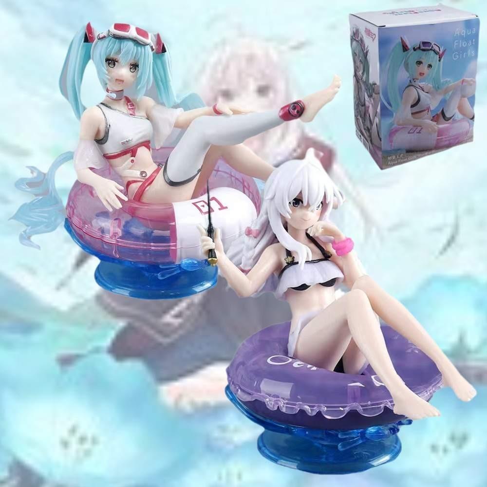 Anime Charakter Schwimmring Ornament Hexe auf Reisen PVC Figur Mikus Badebekleidung 13cm