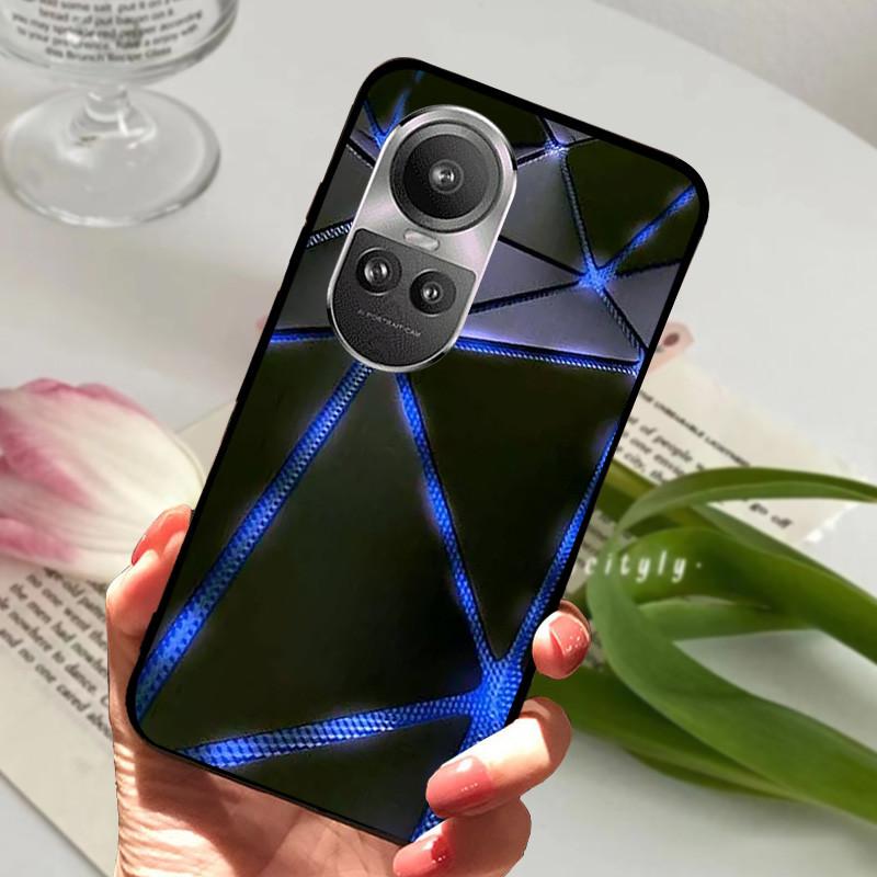 For Oppo Reno 10 5G CPH2531 Case Reno10 Shockproof Soft TPU Silicone Phone Cover For Oppo Reno 10 Pro 5G CPH2525 Funda Cartoon