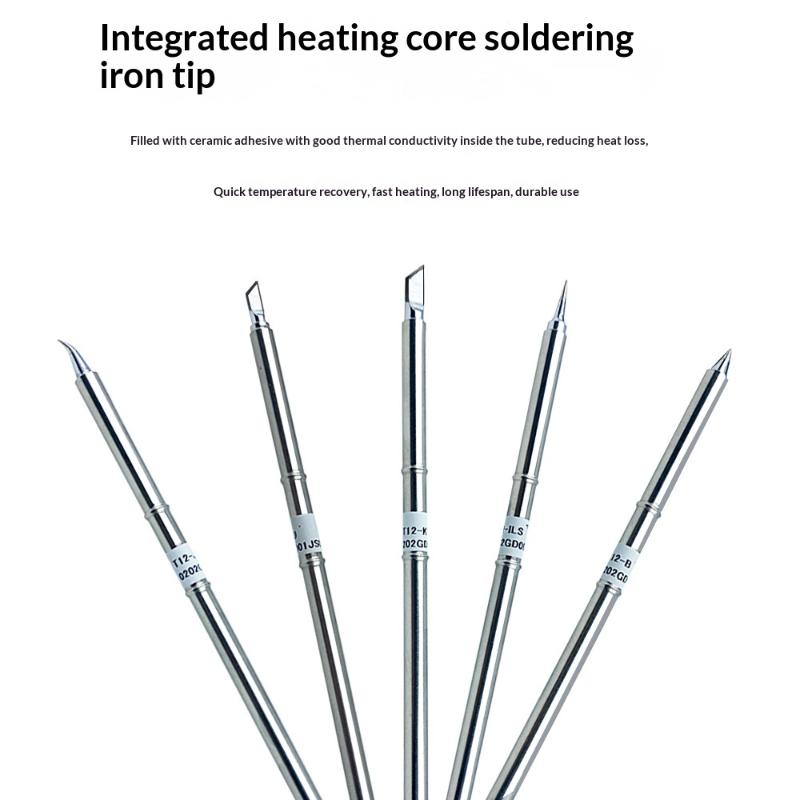 New! T12 I ILS J02 JL02 K KU Soldering Iron Tips For Hakko Fx951 DIY T12 Electric Soldering Iron Soldering Station Welding Tools