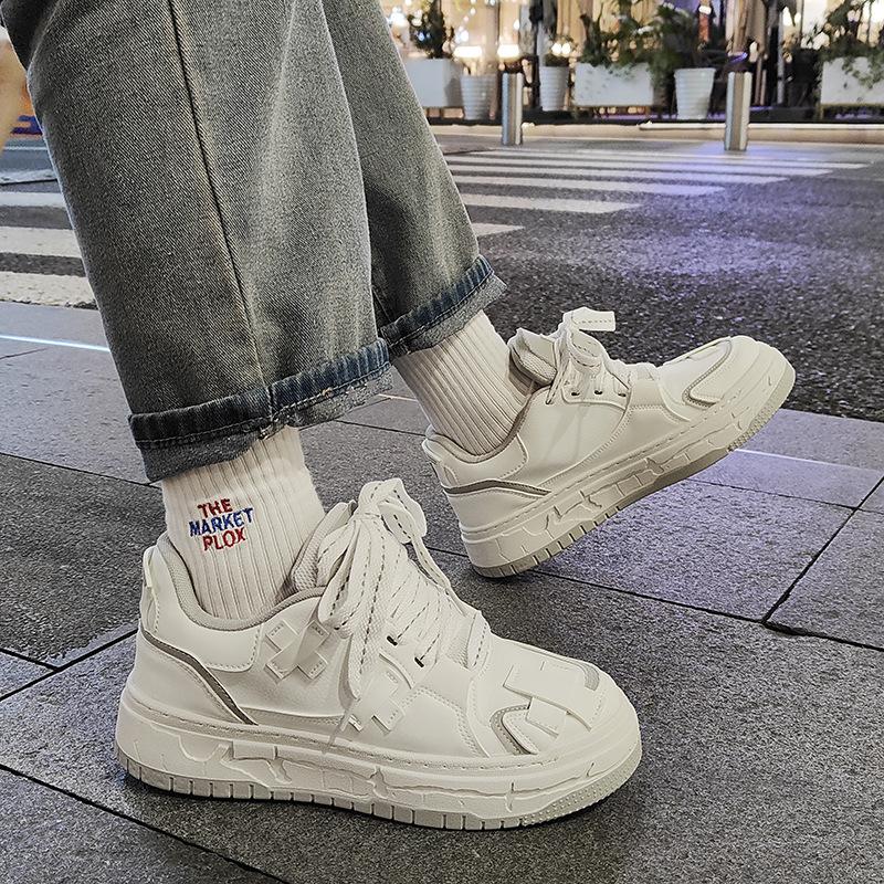 2024 Printemps Nouvelles Chaussures de Sport Décontractées Tendance Chaussures à Semelle Épaisse