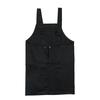Edwin Apron, Black, Medium, with Adjustable Back Buttons, H-Shaped, and Side Pockets