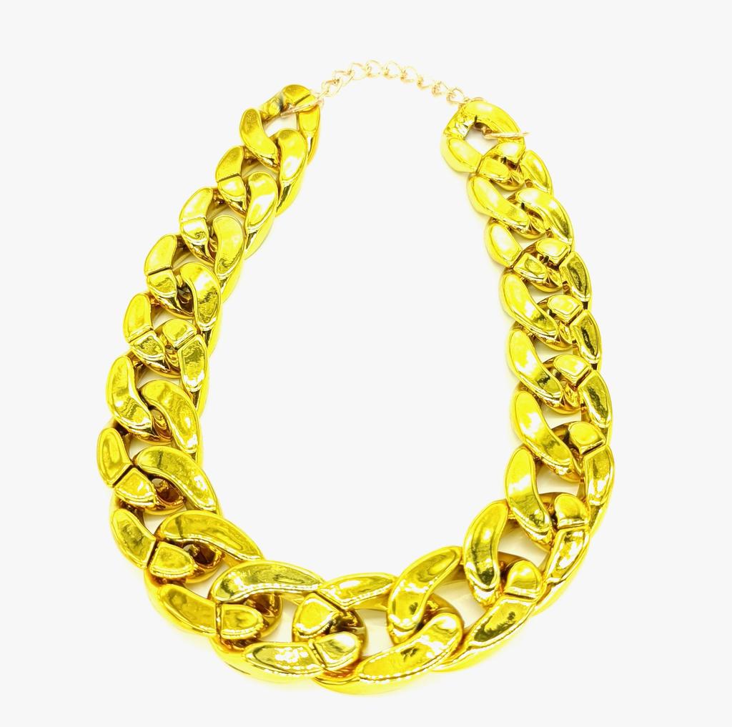Kjæledyr Halskjede Middels og liten hund halsbånd smykker Dog Bully Gold Chain Pet tilbehør
