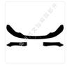 Compatible with 2015-2019 BMW 1 Series F20: Sport MP Style Front Lip Splitter Kit