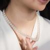 PHNIBIRD Pearl Popular and Premium Shell 925 Sterling Perfect for and Other Special Women's Necklace, Casual, Pearl, 8mm, Silver, 45cm, Weddings,