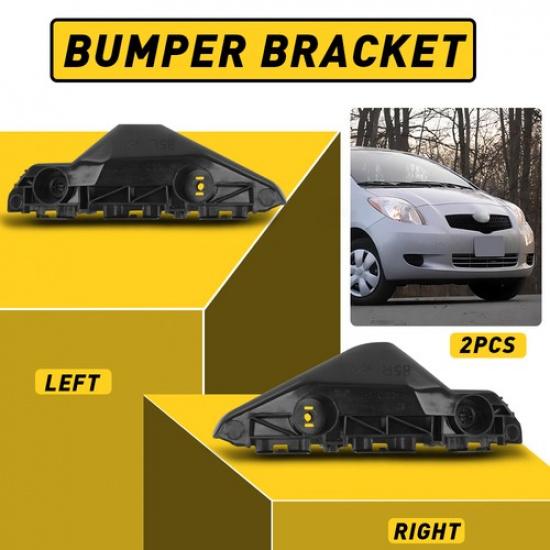 Комплект креплений переднего внешнего бампера для Yaris Toyota Base 2007-12, Yaris S 2007-2009