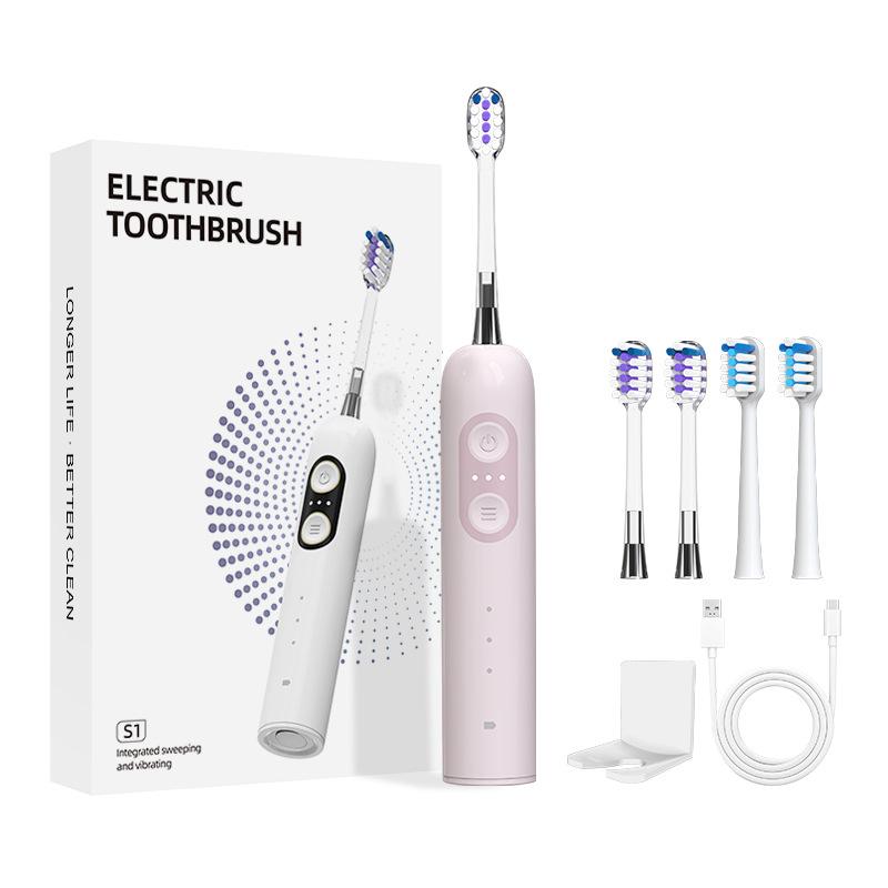 Cleaning Electric Toothbrush Upgraded To 50-degree Large-swing Arc Intelligent Servo Electrical Acoustic Wave Scanning and Vibration Integration