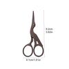 Fenrry 1pc Retro Crane Mouth Scissors Stainless Steel Scissors Cross Stitch Embroidery Knitting Sewing Handicraft Scissor DIY