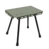 Portable Folding Stool Lightweight Aluminum Oxford Fabric Seat Cushion 330.7lbs Load Bearing Fishing Camping Chair for Hiking