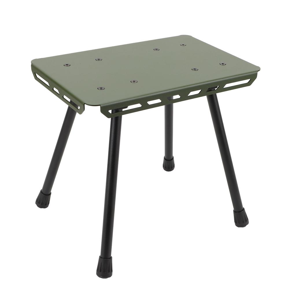 Portable Folding Stool Lightweight Aluminum Oxford Fabric Seat Cushion 330.7lbs Load Bearing Fishing Camping Chair for Hiking