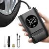 Portable Tyre Inflator Digital Air Pump, Cordless Air Compressor With Led Light, 150 Psi Rechargeable Tyre Pressure Pump