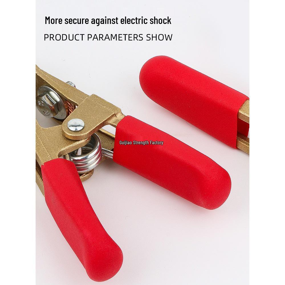 All-Copper A-Shaped Grounding Clamp for Welding Machines