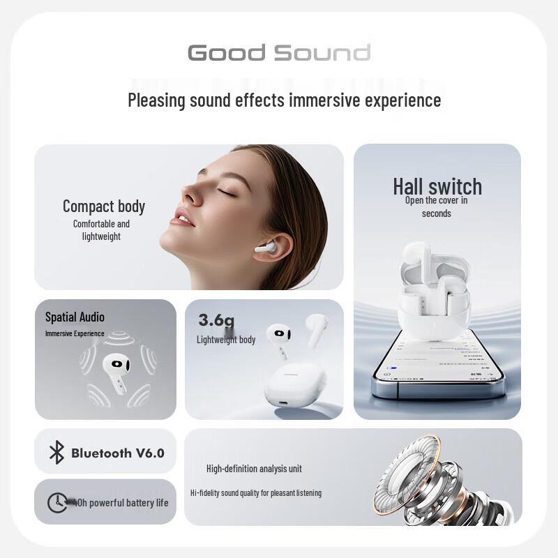 Newsmy LY67 Wireless Semi-in-ear Bluetooth Earbuds