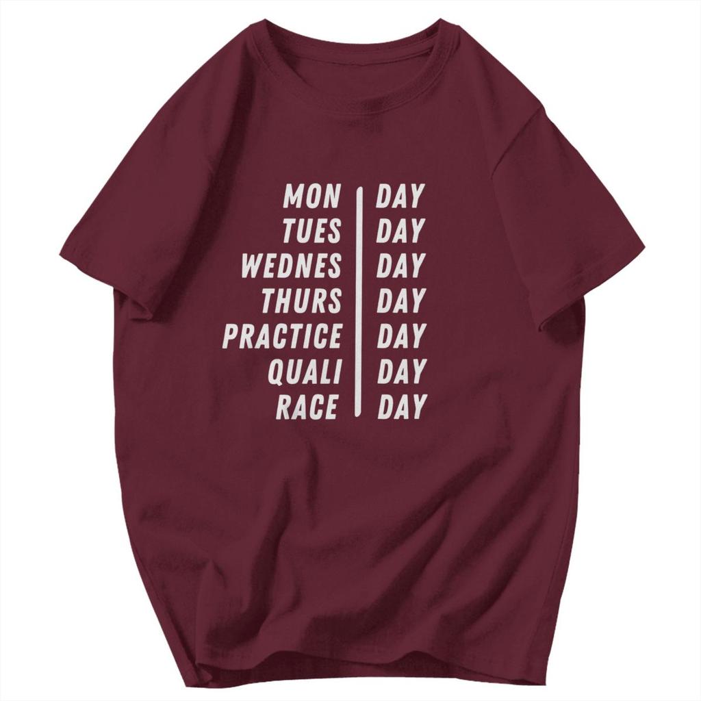 Men T Shirt Race Week Funny Summer Y2K Graphic Anime Unisex Clothing T Shirts