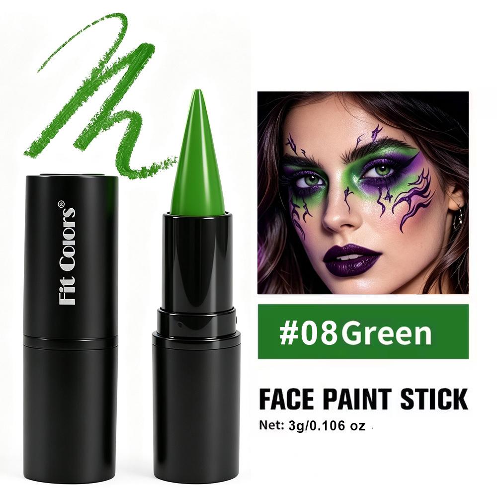 Matte Punk Black Lipstick Waterproof Long Lasting Lip Gloss Face Body Painting Gothic Dark Makeup Party Halloween Cosplay Makeup