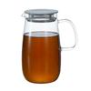 Barley Tea Microwave Safe or Larger Dishwasher Dark Made In Easy-to-Use Pot, Mugichan, 1000mL, (19cm Interior), Safe, Heat-Resistant Glass,
