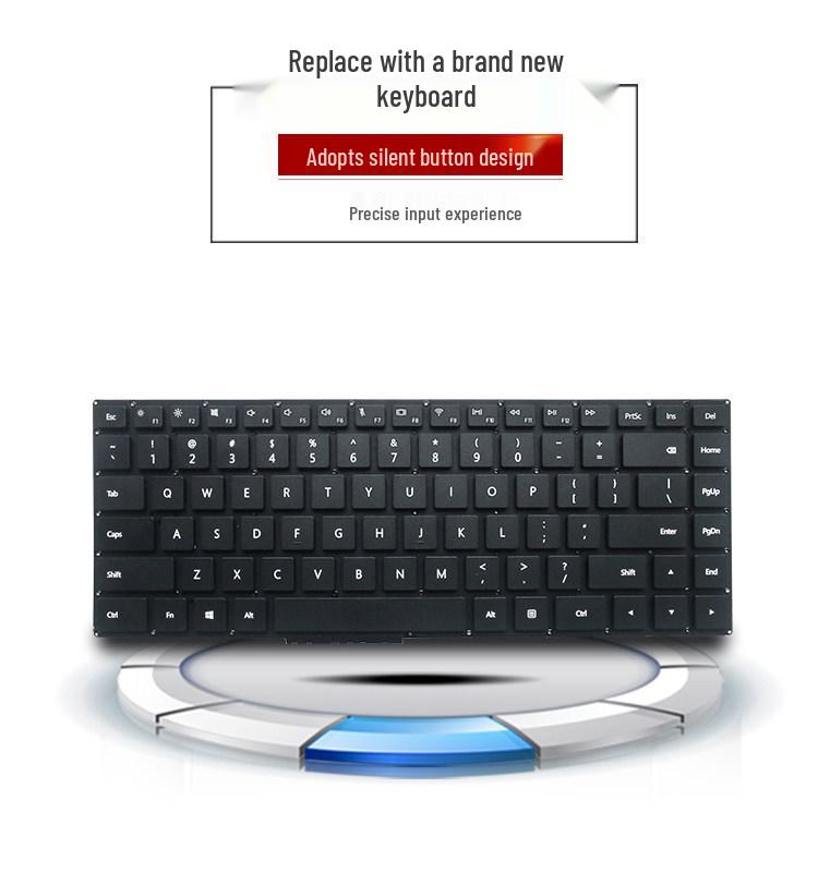 Compatible Keyboard for Huawei MateBook Models: Mrc-W50, W50R, W60, W10R, PL-W19, W09, W29, W60