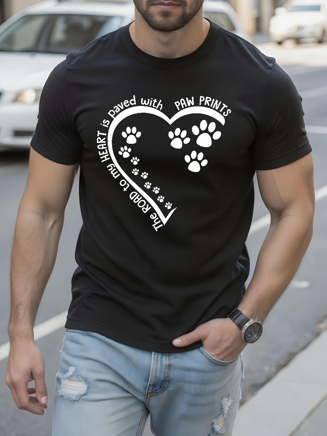 Black Pet Lover T-shirt L