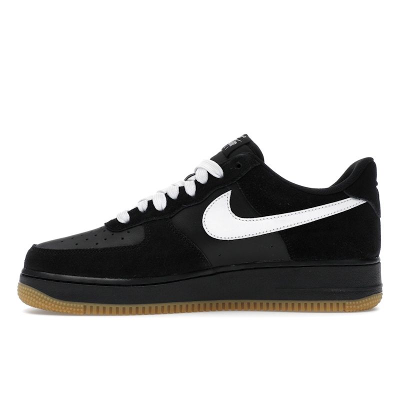 Nike Air Force 1 07 LV8 Black Gum Men Sneakers White Gum-Light-Brown IB6388-001