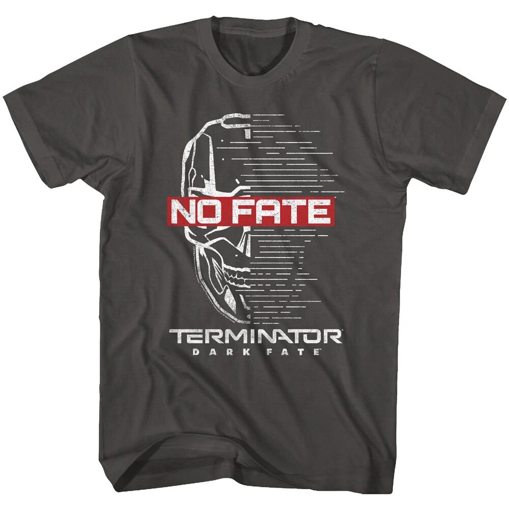 Terminator Dark Fate Movie Rev-9 No Fate Schwarzenegger Hamilton Men s T Shirt 2XL