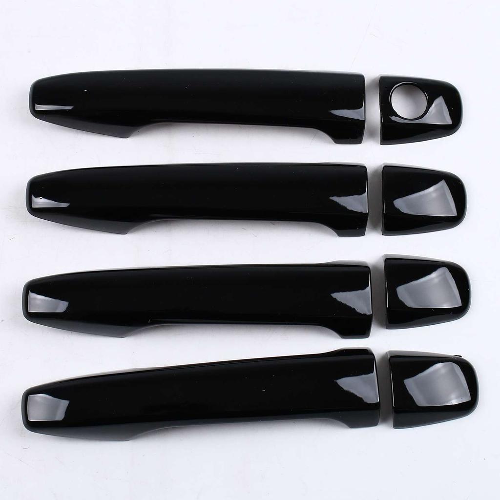 For Subaru Impreza 2012 2013 2014 2015 2016 2017 2018 ABS Carbon Fiber Glossy Black Door Handle Cover Trims Car Accessories