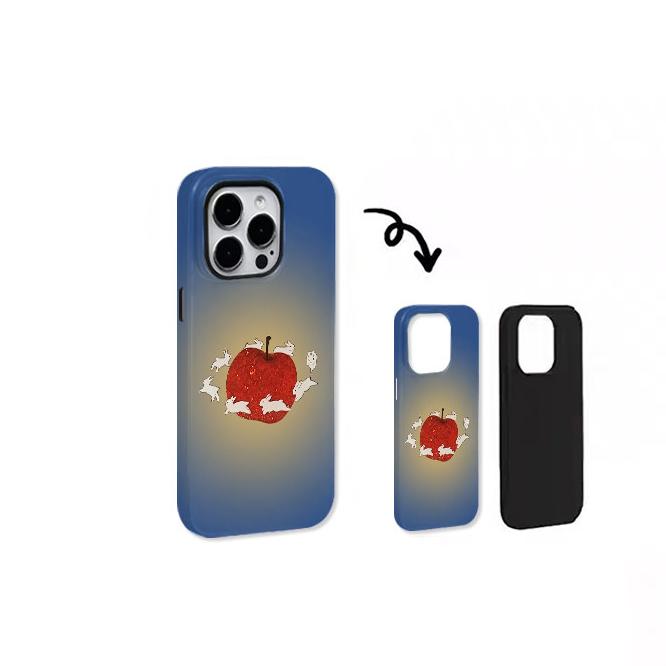 2-in-1 Super Stoßfeste Handyhülle Für iPhone 17 Pro Max 16 Pro 15 Plus 14 13 mini 12 11 16E 17 Air Vollständig Abgedeckt Modische Hülle