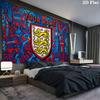 Custom Name,England Wall tapestry, aesthetic printed fabric blanket, suitable for bedroom, living room, and home decor.