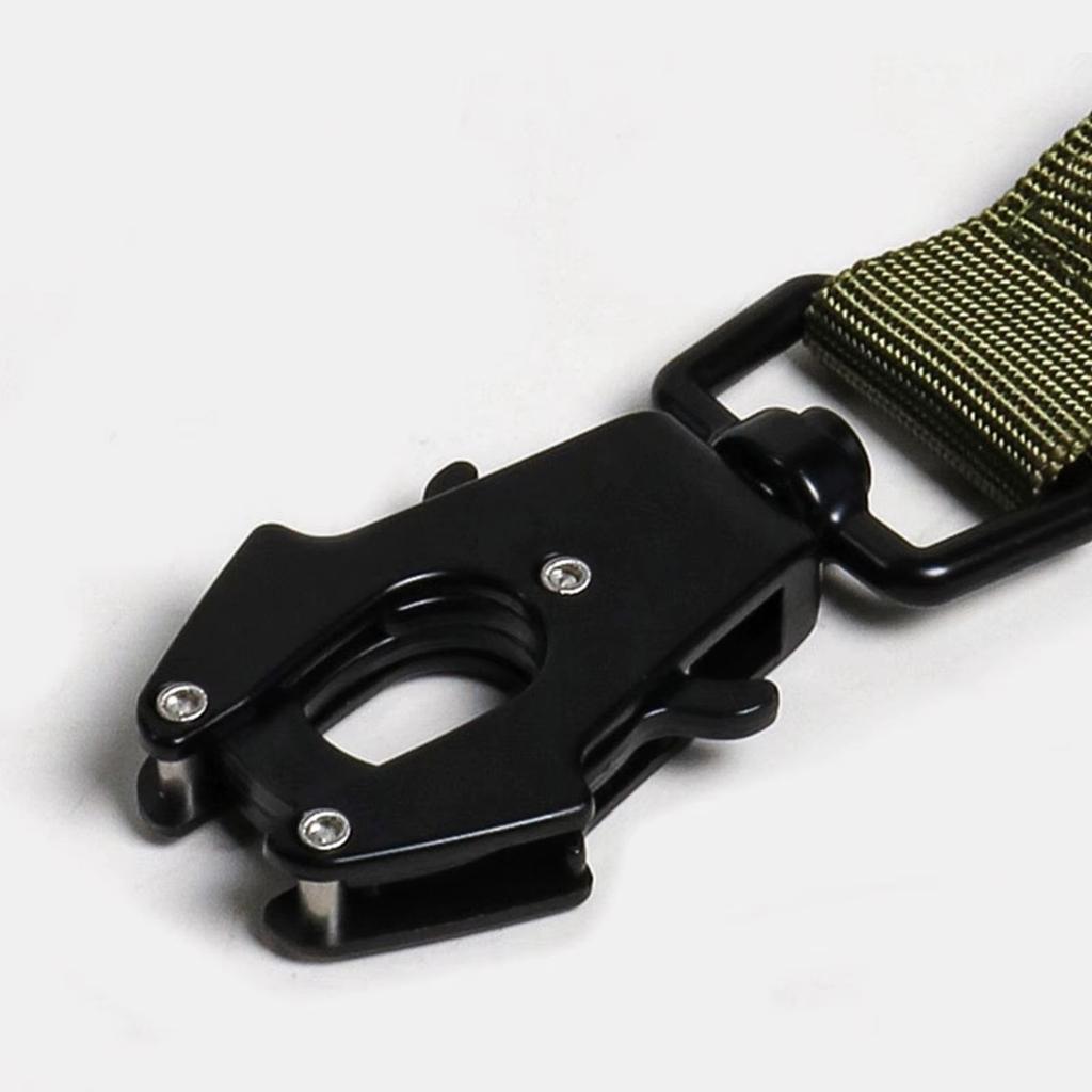 Dog Collar Leash Set Nylon Tactical Dog Collars Rugged Durable Zinc Alloy Buckle Thicken Soft Lining Collar For Medium Big Dogs