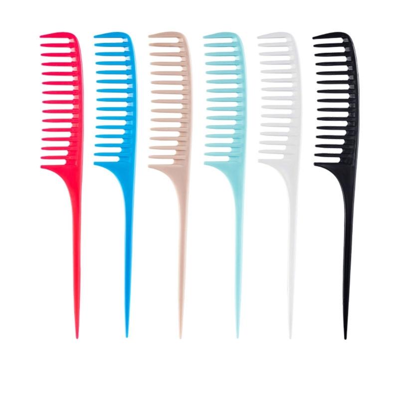 Salon Hair Tool Comb For Parting And Styling With Wide Teeth Pointed End Professional Use Comfortable Handle