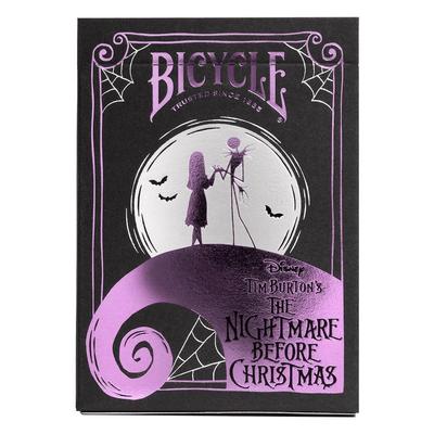 Tenyo Disney Bicycle Playing Cards, Nightmare Before Christmas, Poker Size (6.3cm X 8.8cm), Ages 6 and Up