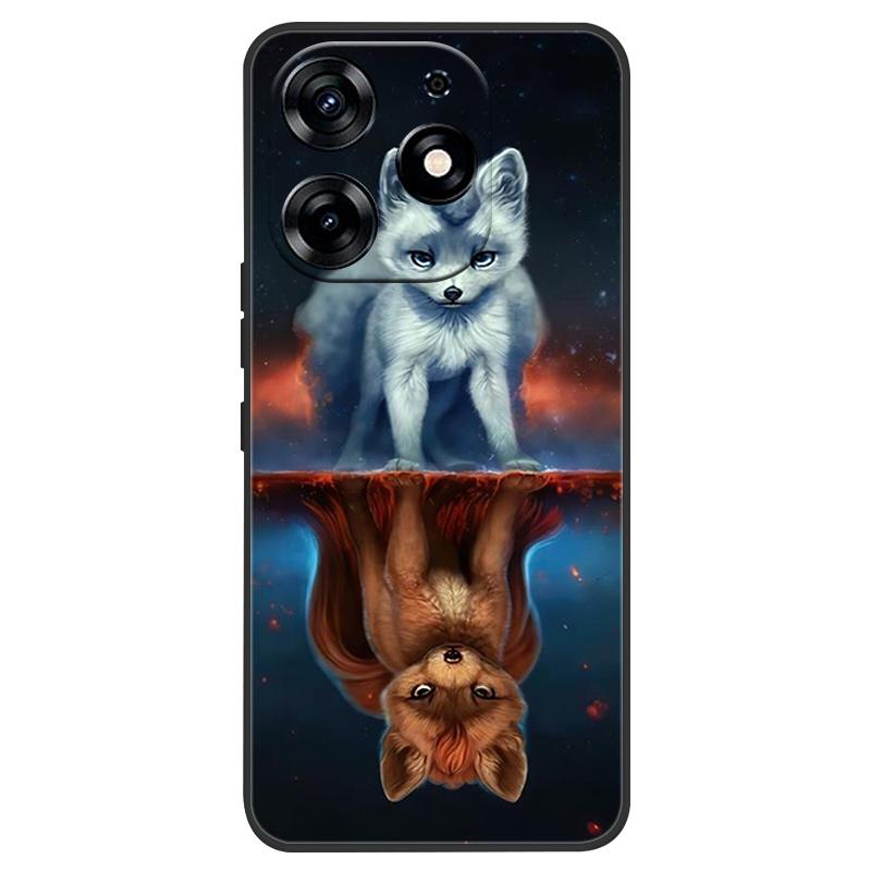 For Tecno Spark 10 Pro 10C Phone Cases Butterfly Protector Soft Silicone Back Cover for Tecno Spark10 Pro KI7 Capa Black Bumper