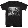 T-shirt Film d'horreur The Crow Brandon Lee Draven sur Chaise Coton Noir SM5XL T-shirt Unisexe