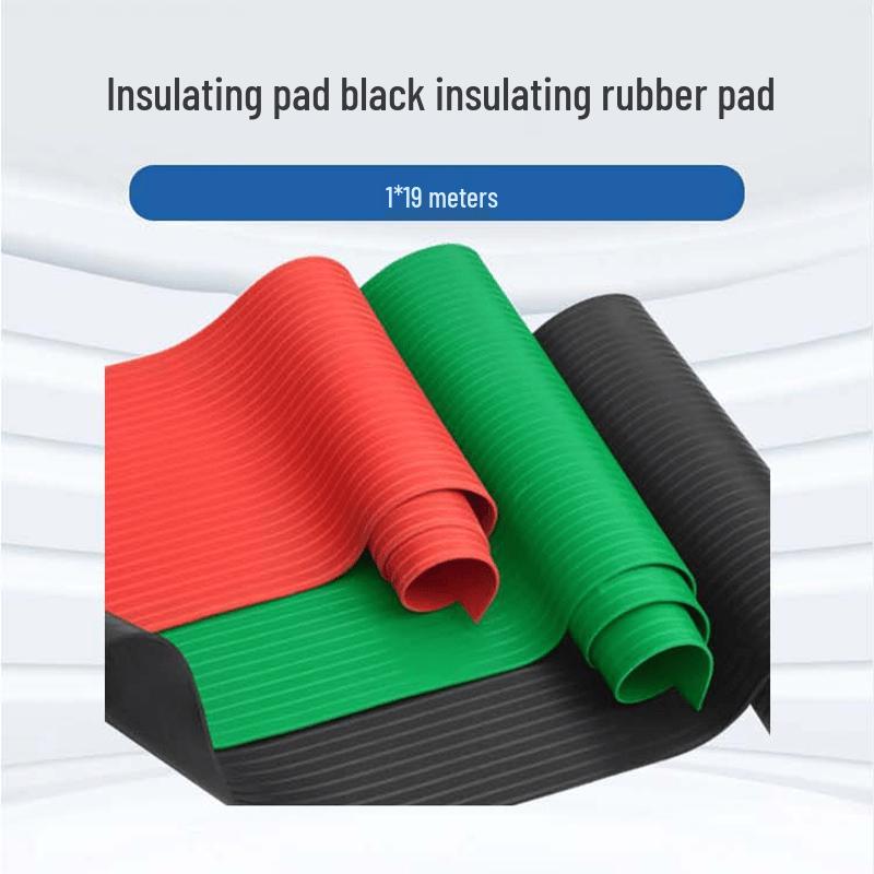 Buzhengsi Black Electrical Insulation Mat