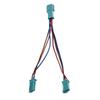 Cable Radio Adapter 1pcs 3 Pin Blue Plastic & Metal