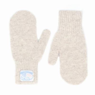 RENNYRENNIE ANGORA FLUFFY GLOVES [ OAT ] - Angora Fluffy Wool Gloves (G002OT)