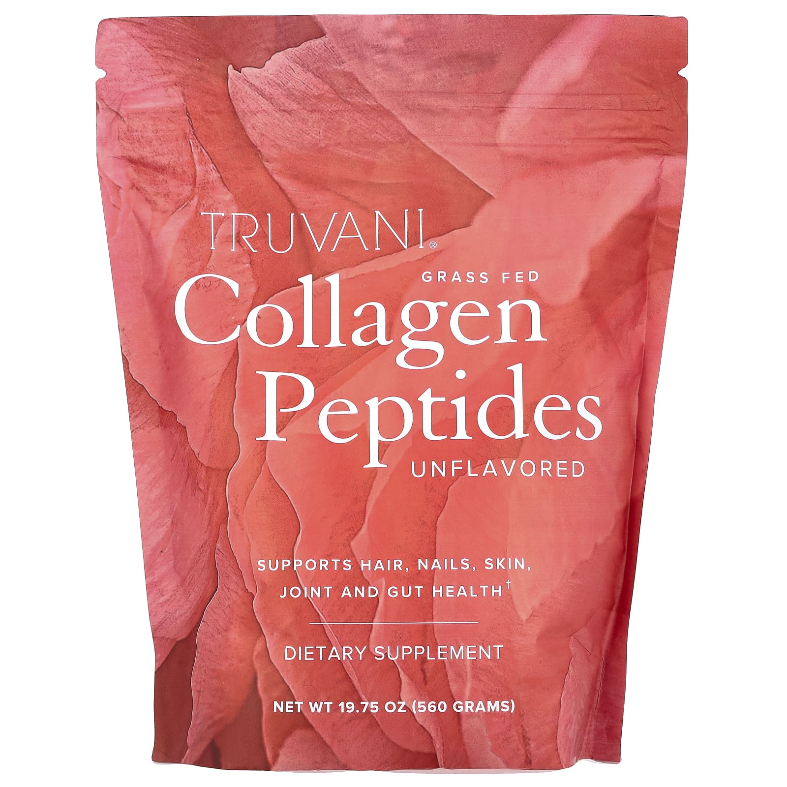 

Grass-Fed Collagen Peptides, Unflavored, 560G (19.75Oz)