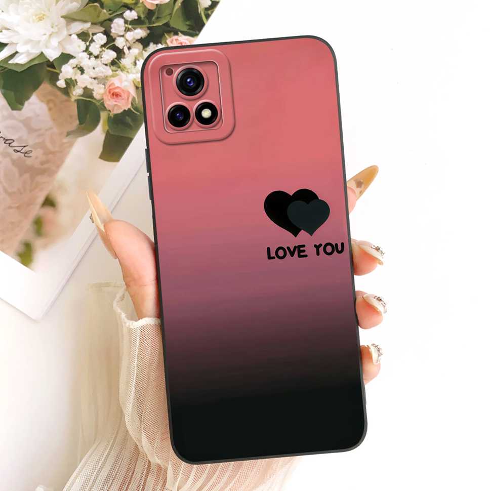 For vivo Y52s 5G V2057A Case Soft Silicone Back Cover For Vivo Y52S Y 52s 5G 6.58" Stylish Color Painting Phone Cases Bumper